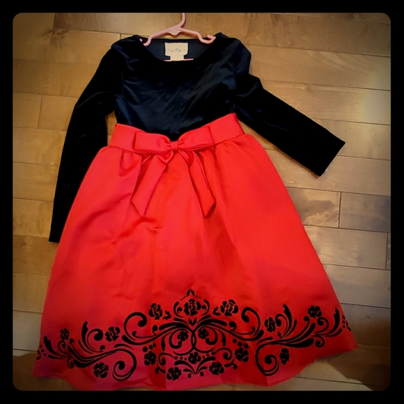 Rare Editions Other - Size 7 girls red and black formal dress